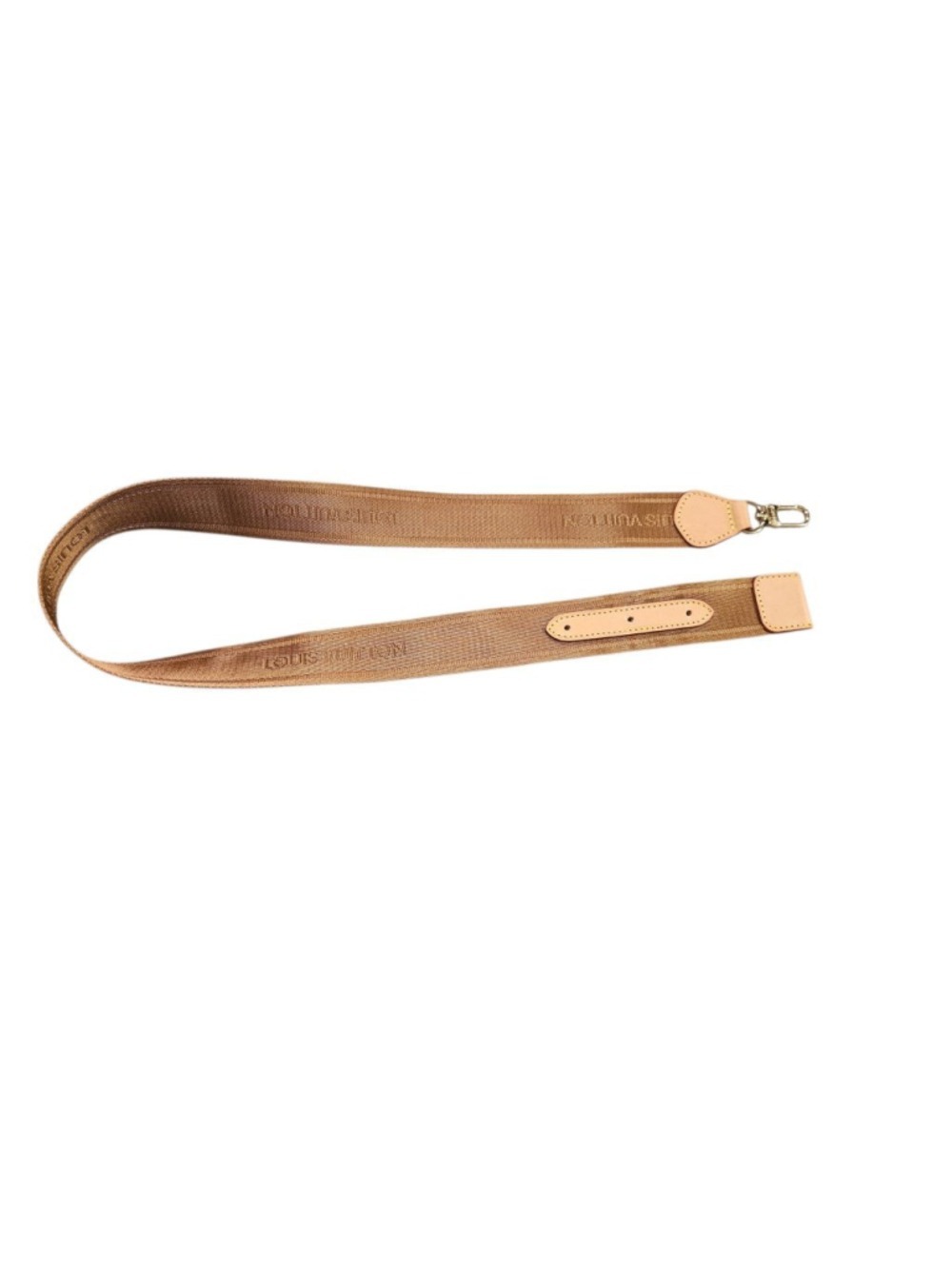 Louis Vuitton Brown & Beige Adjustable Belt Strap One Size - Picture 8 of 14
